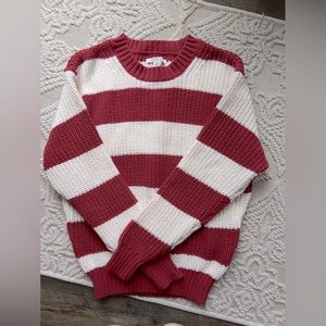 American Eagle striped crewneck sweater